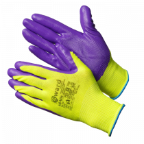 GWARD Hi-Vis Перчатки нейлоновые с нитриловым покрытием (арт.N1001) 10(XL)