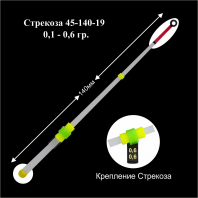 Сторожок лавсановый "ПМ" Стрекоза 45-140-19 (0,1-0,6 гр) (инд уп)